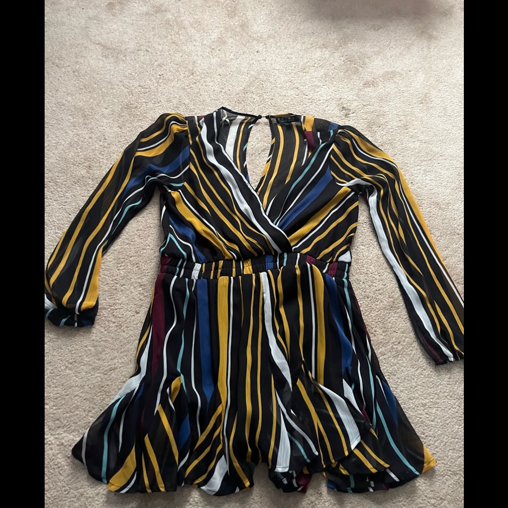 V neck romper